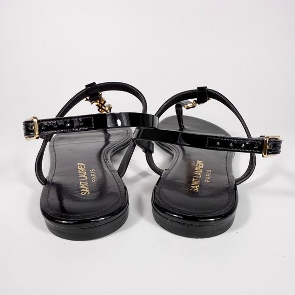 Saint Laurent Cassandra Logo Slingback Sandal - Women’s 5 - Picture 5 of 8